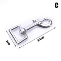 Small Dog Collar Leash Metal Buckle Hardware Sets Straps Swivel Pet Accessories