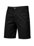 2025 New Mens Casual Suit Shorts Summer Business Casual Knee Pants Classic Khaki American Style Streetwear Golf Shorts Beige