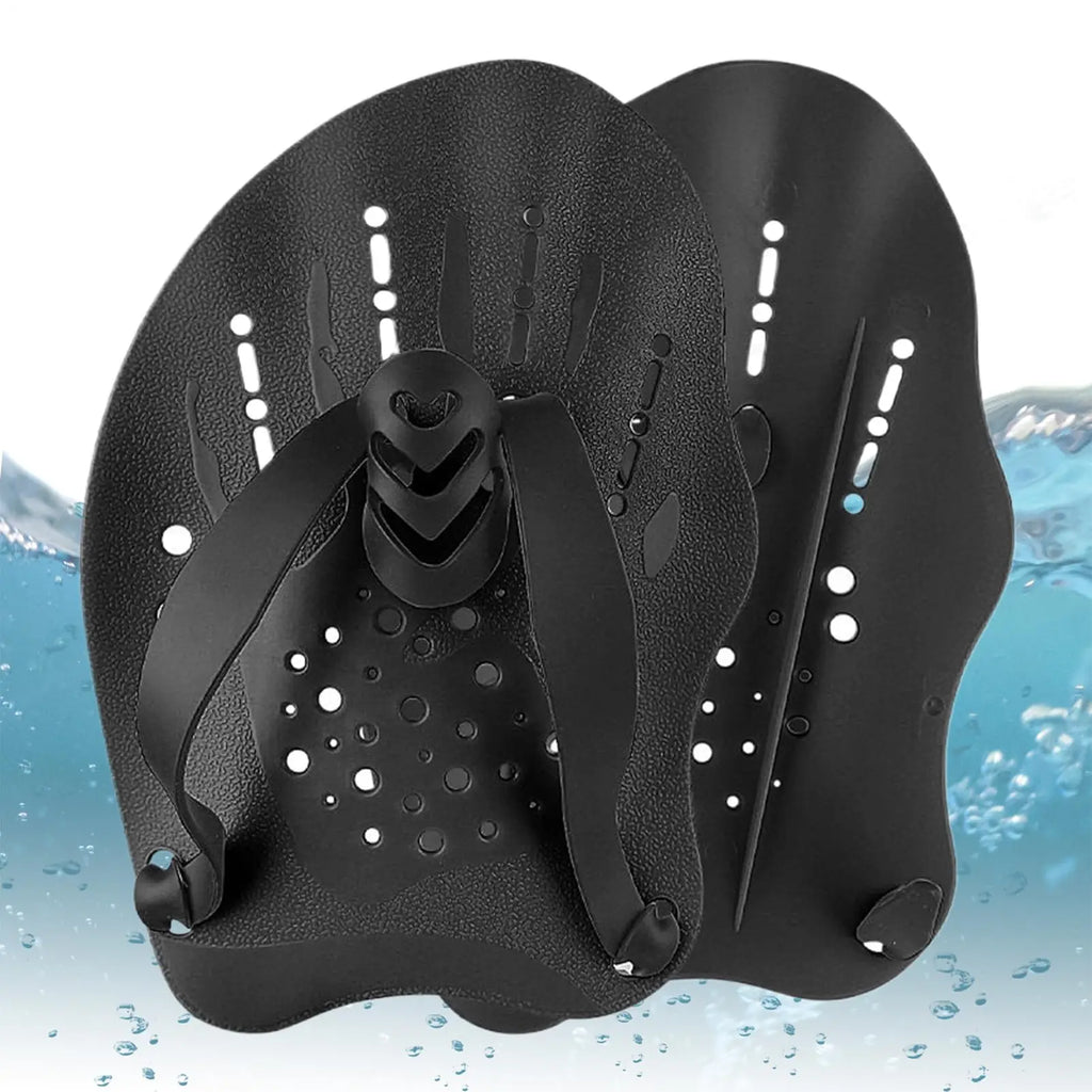 Swimming Paddles for Hands Swimming Training Hand Paddles Flippers with Adjustable Silicone Straps Women Men Children Unisex