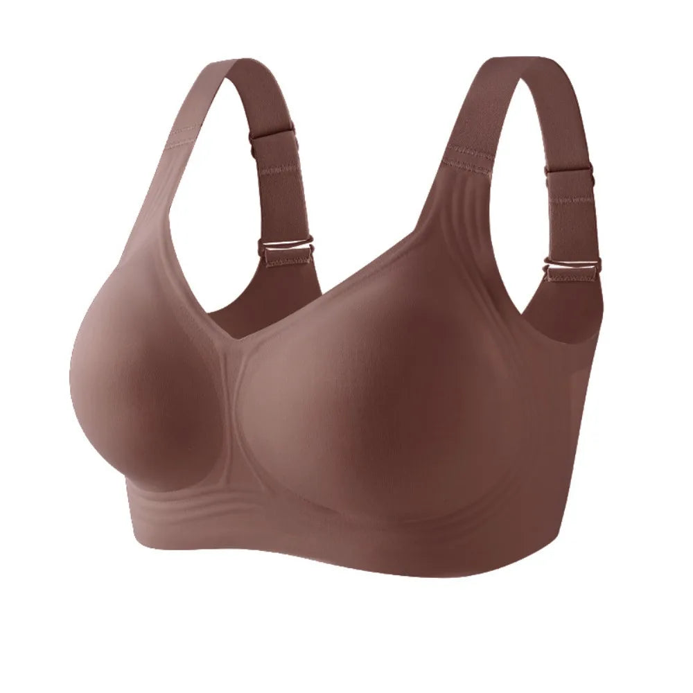 Lingerie Adjustable Wireless Bra Push-Up Anti-Sagging Underwear for Women Tank Top Style Plus Size Seamless Bra Yoga