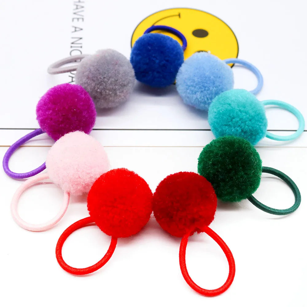 Pet Dog Hair Bows Colorful Ball Hair Bows Pet Accessories for Small Dog Cute Dog Grooming Bows Bulk Pet Accessories Supplier