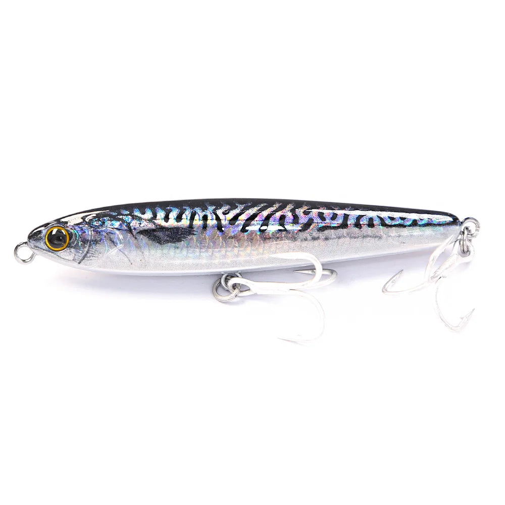 B&U Sinking Pencil Fishing Lure Weight System Silicone Bait Treble Hook Swimbait Wobbler Tackle Jerkbait Artificial Baits