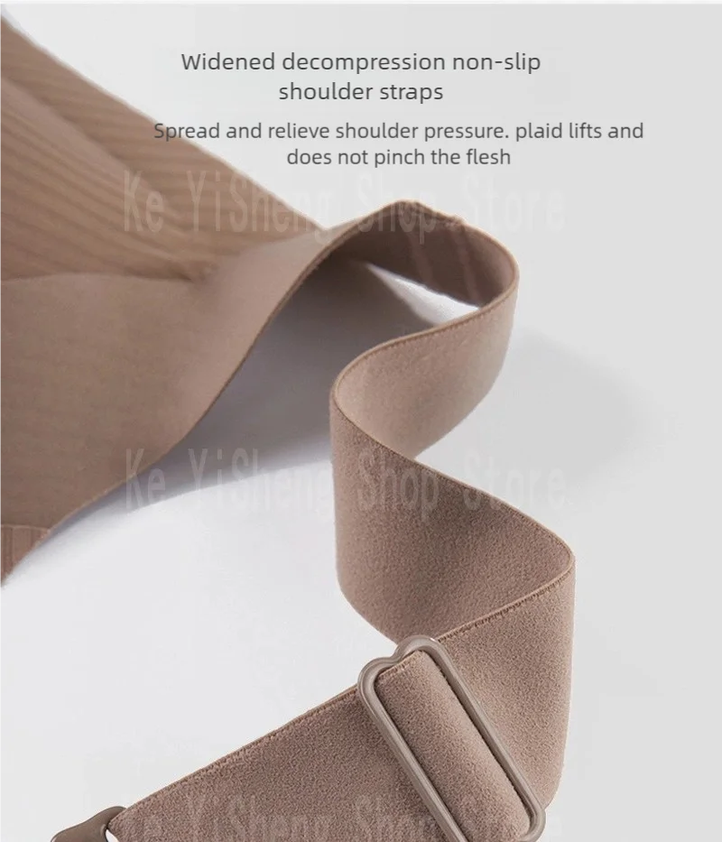 Lingerie women's bra anti-sagging large size adjustable seamless breast bra for women comfortable sexy