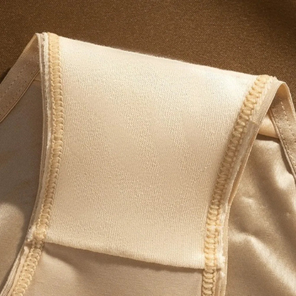 Lingerie Low Waist Satin Silk Briefs Solid Color Seamless Ice Silk Panties Cotton Crotch Underpants Women's Underwear Lady