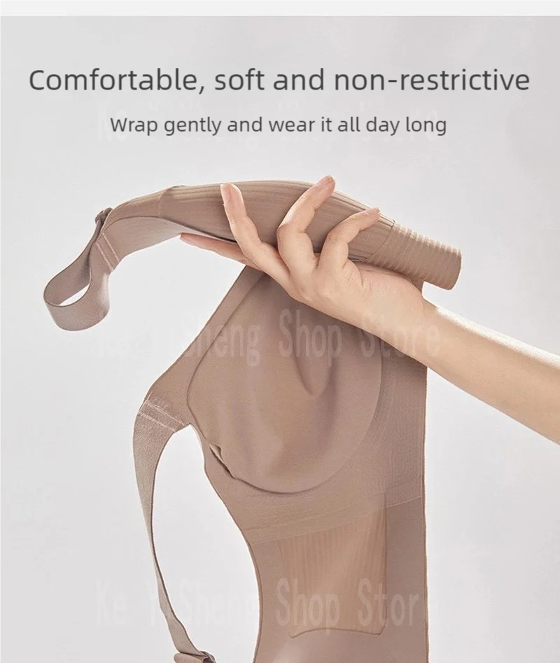 Lingerie women's bra anti-sagging large size adjustable seamless breast bra for women comfortable sexy