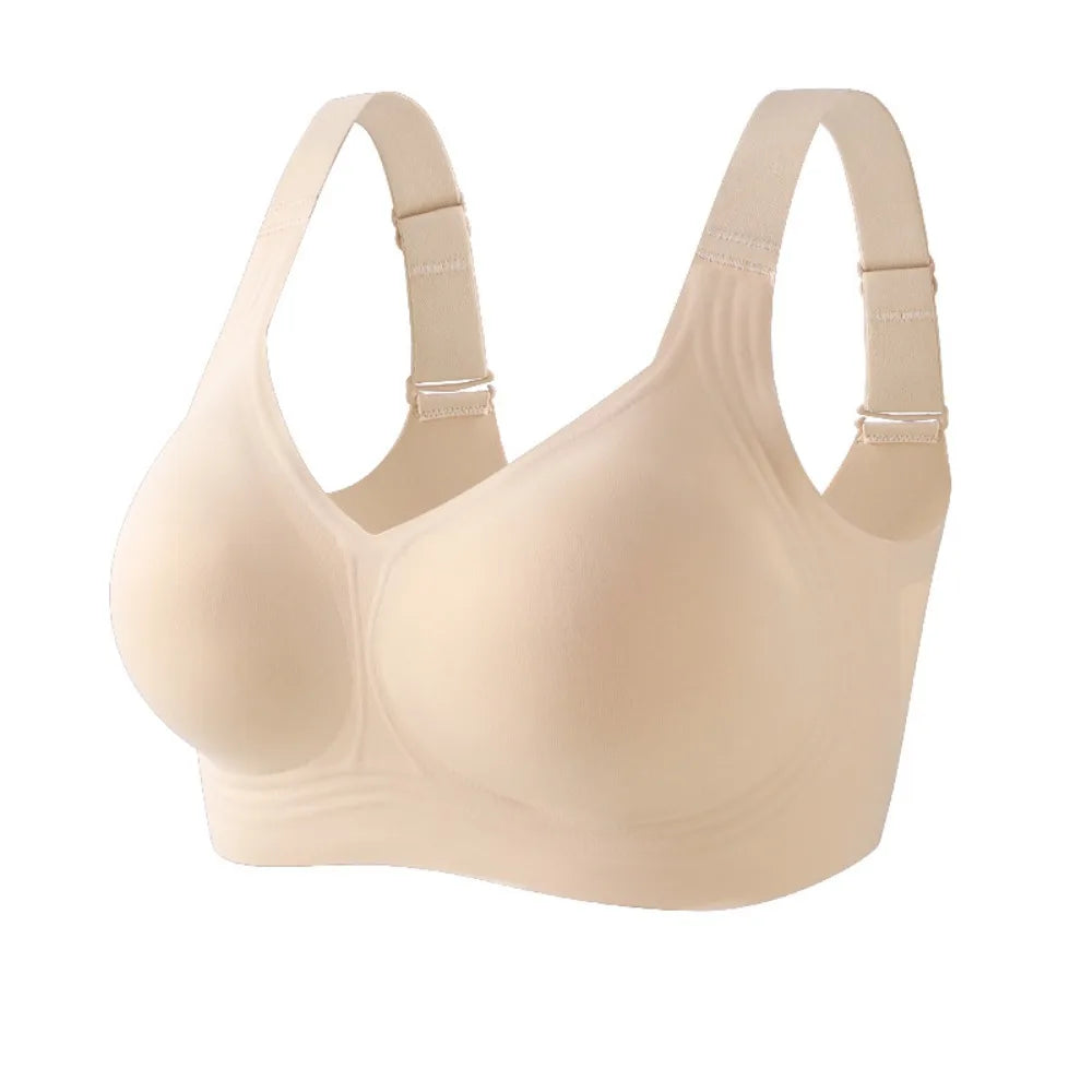 Lingerie Adjustable Wireless Bra Push-Up Anti-Sagging Underwear for Women Tank Top Style Plus Size Seamless Bra Yoga