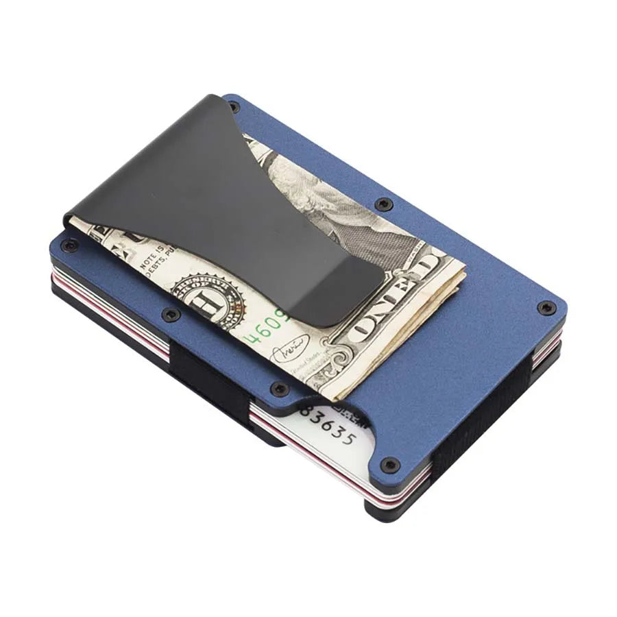 Minimalist Wallet for Men & Women Slim RFID Wallet, Scratch Resistant, Credit Card Holder & Money Clip, Easily Removable Money