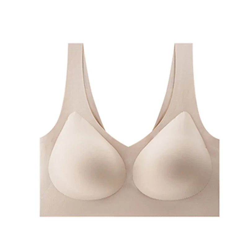 Seamless Women Push Up Bra Sleeping Yoga Sports Underwear Ultra Thin Sexy Lingerie
