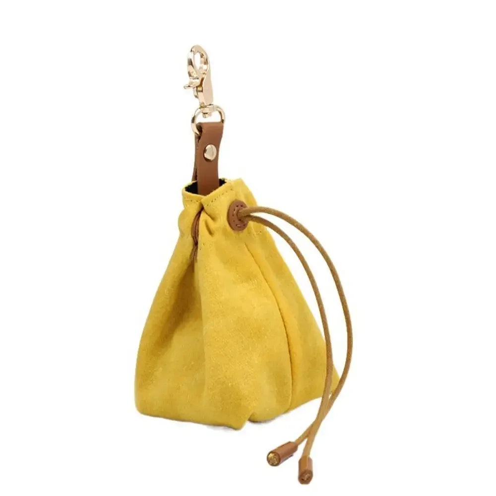 Dog Treat Pouch Food Storage Pet Training Portable Dog Training Treats Snack Bag with Drawstring for Small To Large Dogs