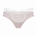 Lingerie Bow Lace Flower Panties Transparent Seamless Lace Mesh Briefs Hollow Mid Waist French Style Briefs Gifts