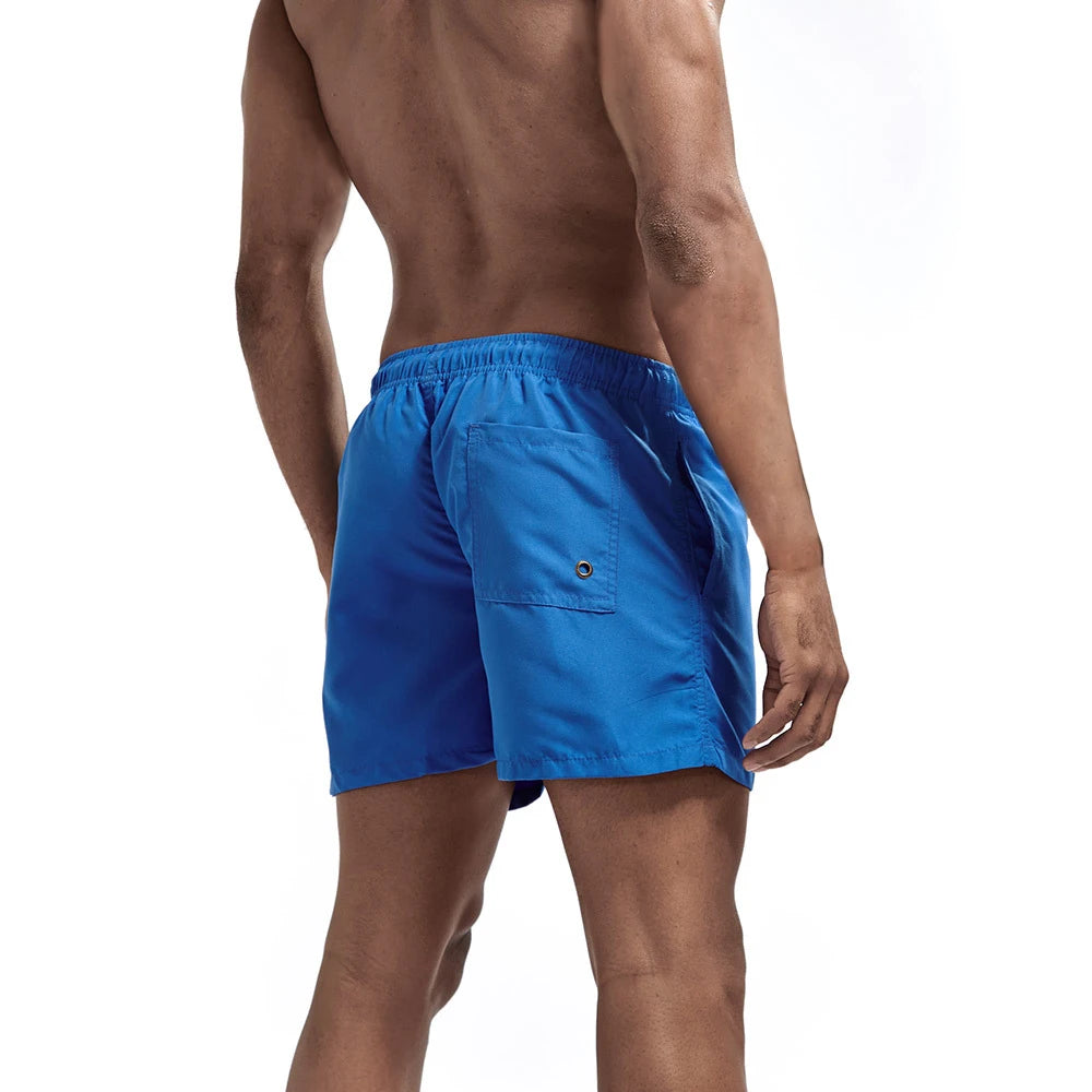 Men's Swim Shorts Swim Trunks Quick Dry Board Shorts Bathing Suit Breathable Drawstring With Pockets for Surfing Beach Summer