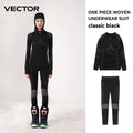 VECTOR Men Women Ski Thermal Underwear Sets Quick Dry Functional Compression Tracksuit Tight Snowboarding Tops and Pants Adult