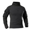 Outdoor Tactical Hiking T-Shirts Men Combat Military Army CP Camouflage Long Sleeve Hunting Climbing Shirt Cotton Sport Clothes