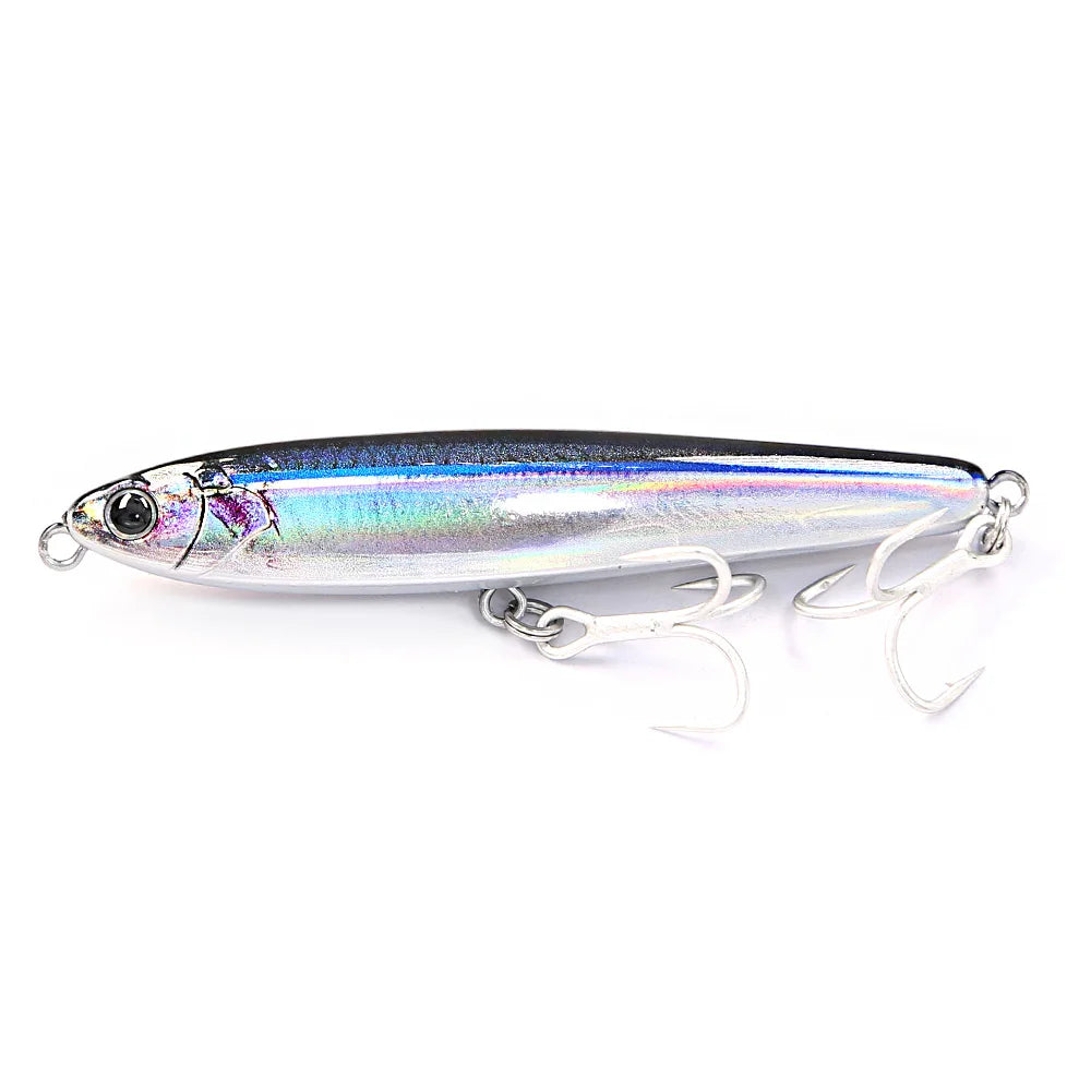 B&U Sinking Pencil Fishing Lure Weight System Silicone Bait Treble Hook Swimbait Wobbler Tackle Jerkbait Artificial Baits