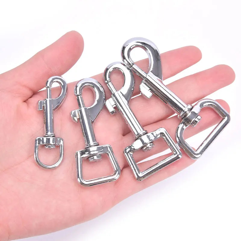 Small Dog Collar Leash Metal Buckle Hardware Sets Straps Swivel Pet Accessories