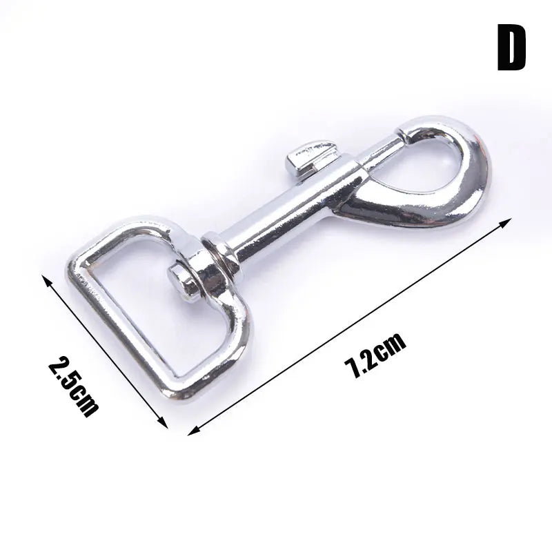 Small Dog Collar Leash Metal Buckle Hardware Sets Straps Swivel Pet Accessories