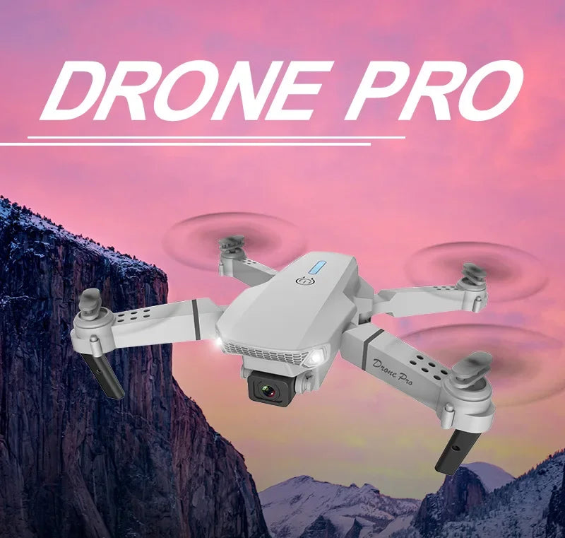 2025 E88 Pro WiFi FPV Drone with Single Dual 4K 1080P Camera Wide Angle HD Altitude Hold Foldable Quadcopter RC Helicopter Toy