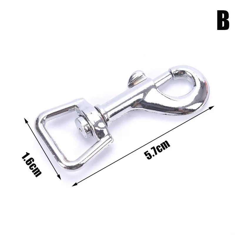 Small Dog Collar Leash Metal Buckle Hardware Sets Straps Swivel Pet Accessories