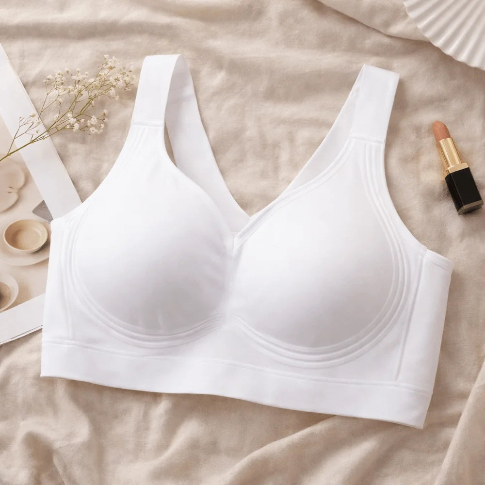 Lingerie Adjustable Wireless Bra Push-Up Anti-Sagging Underwear for Women Tank Top Style Plus Size Seamless Bra Yoga