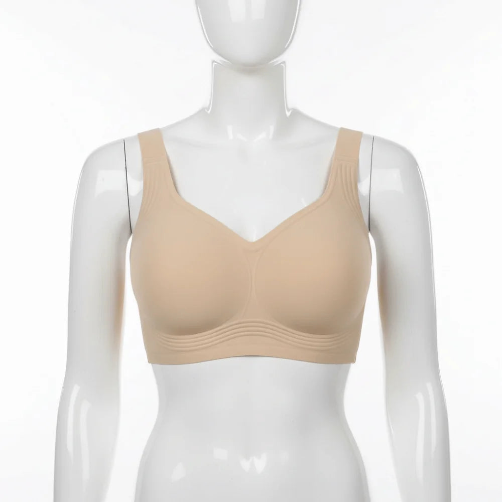 Lingerie Adjustable Wireless Bra Push-Up Anti-Sagging Underwear for Women Tank Top Style Plus Size Seamless Bra Yoga