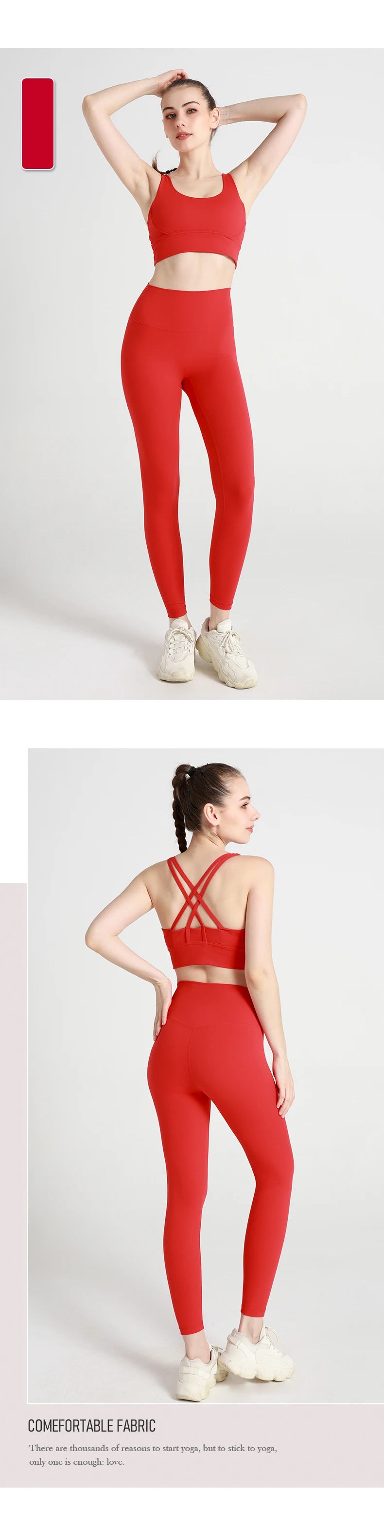 2024 New 2 Piece Yoga Clothes Women's Tracksuit Quick Dry Set Breathable Fitness Suit Fitness Clothing Sports Bra Leggings Suit