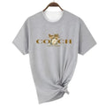 Spring/Summer 2026 Women's T-shirt Luxury Printed O-neck Top Pattern Short Sleeve Hip Hop T-shirt Women's Summer Alphabet
