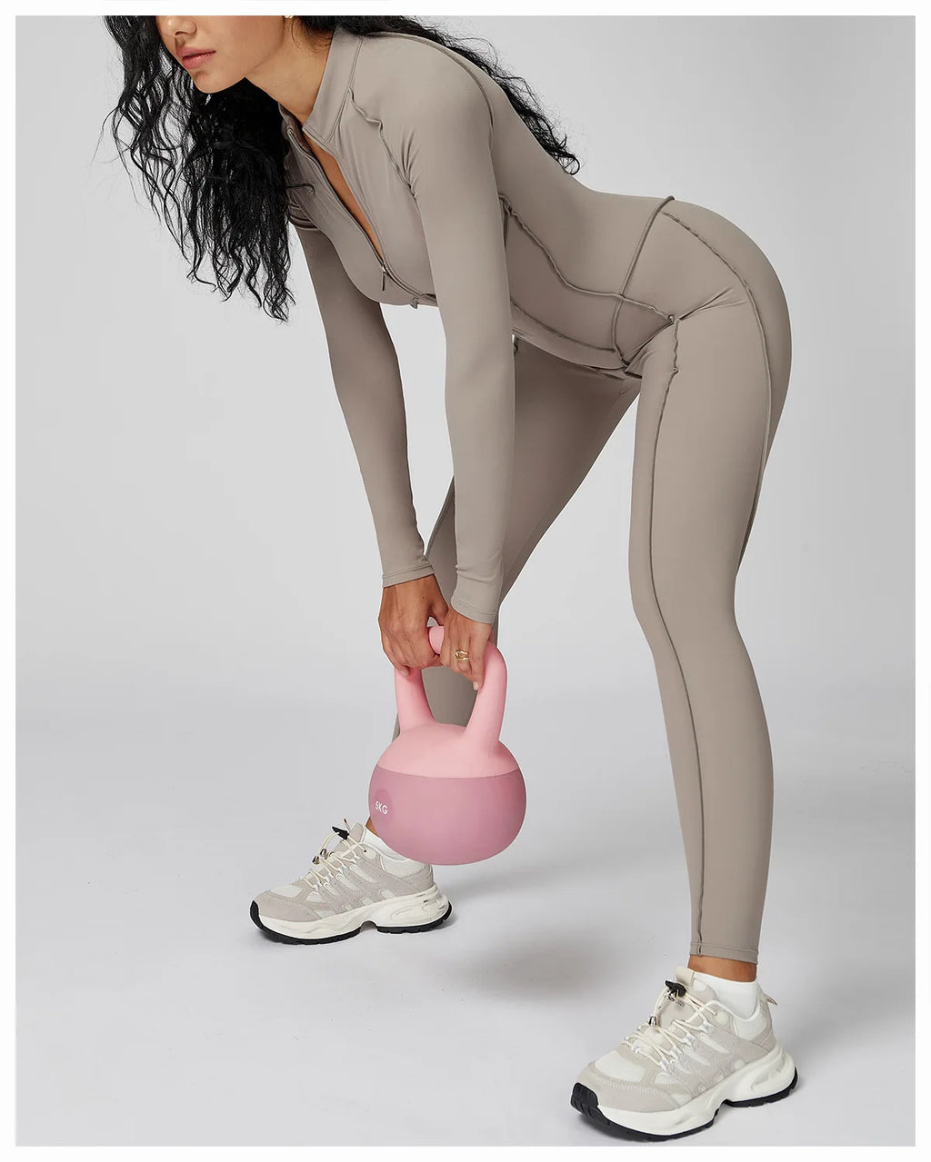 Yoga Bodysuit Long Sleeved Women's Tracksuits Gym Zipper Jumpsuits Sports Workout High-intensity Fitness One-piece Tights Suit