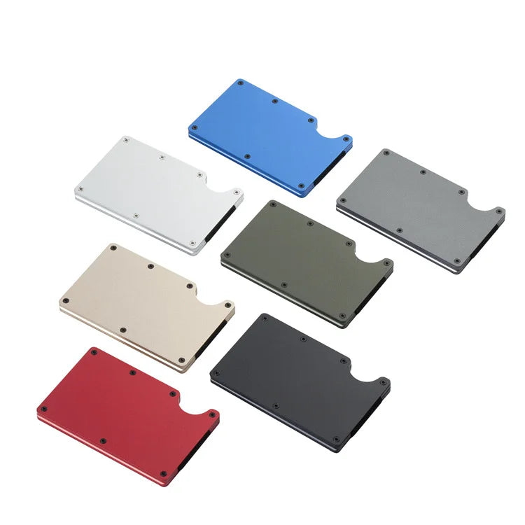 Minimalist Wallet for Men & Women Slim RFID Wallet, Scratch Resistant, Credit Card Holder & Money Clip, Easily Removable Money