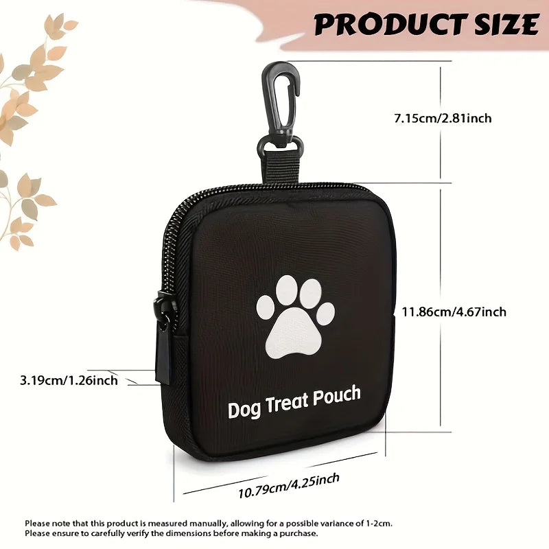 Portable Pet Treat Bag for Outdoor Activities and Walks Available in Multiple Colors Ideal Pet Treat Container for Dog Owners
